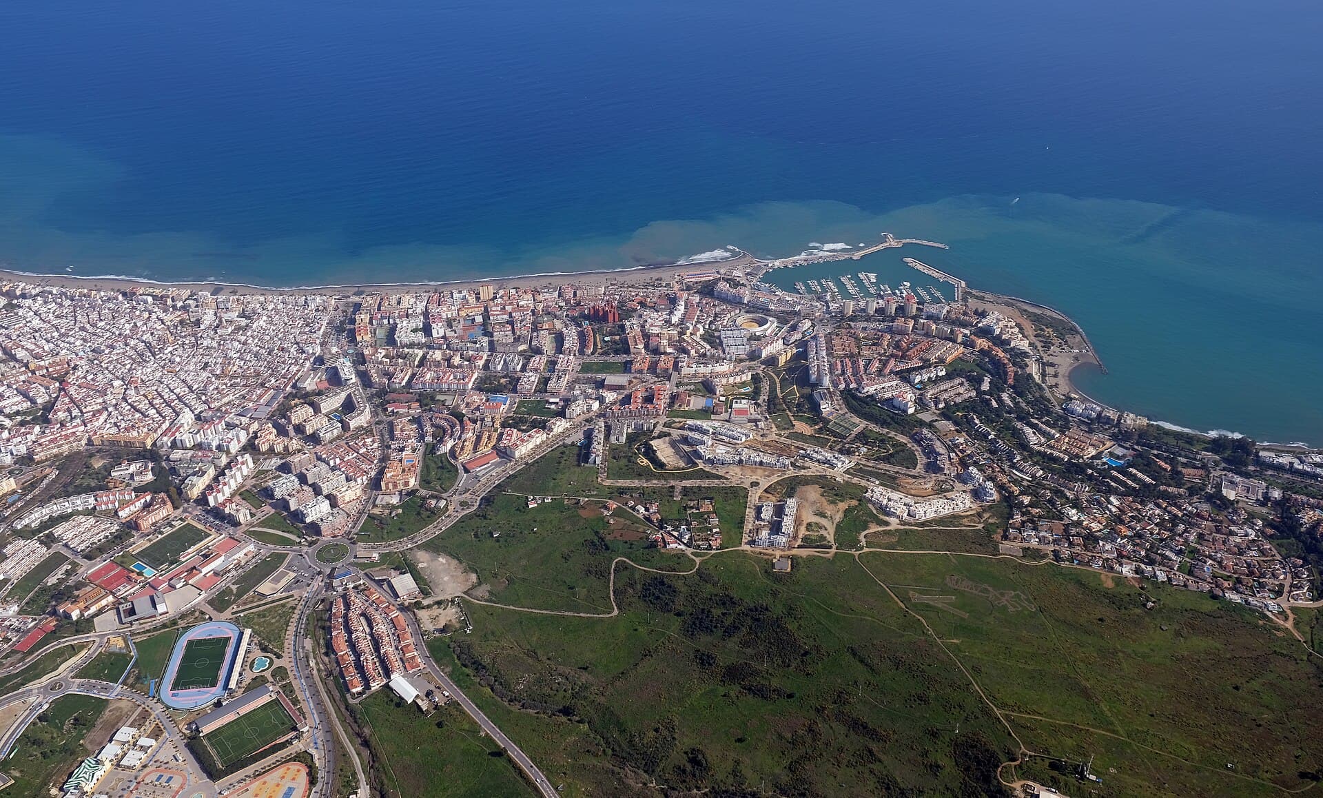 Estepona légifelvételen