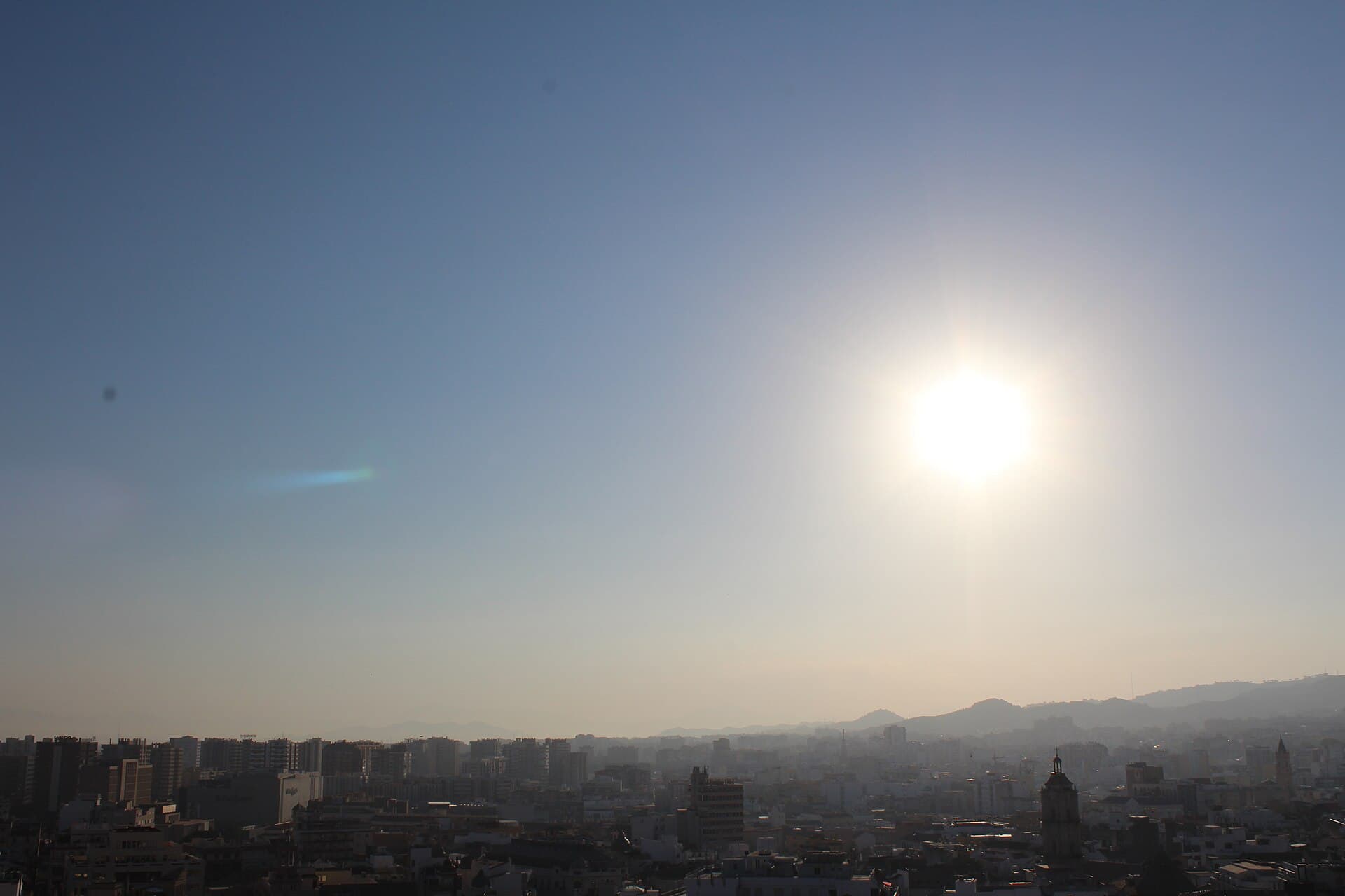 Málaga látképe